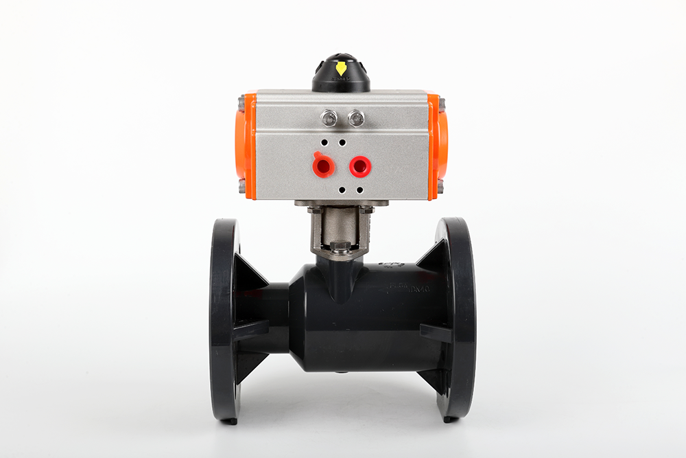 宾县气动法兰一体球阀